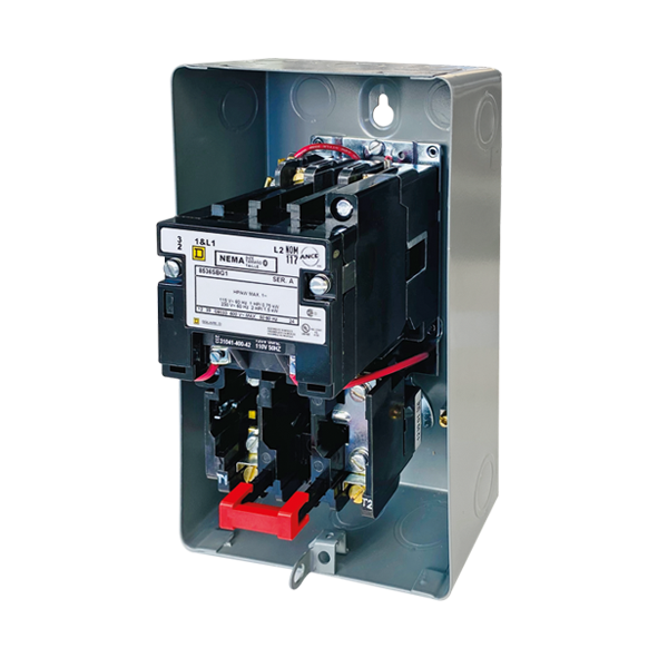 Arrancador con gabinete